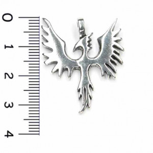 Pandantiv argint Pasarea Phoenix 3.3cm - Img 3