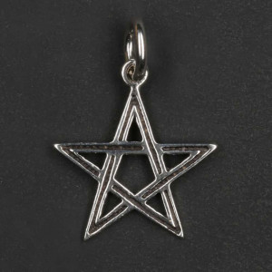Pandantiv argint Pentagrama 2.5cm