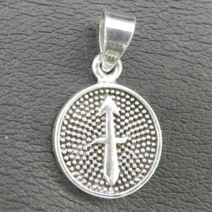 Pandantiv argint semn zodiacal Sagetator 2.5cm - Img 2