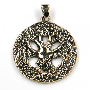 Pandantiv bronz Arborele vietii 3.5cm - Img 2