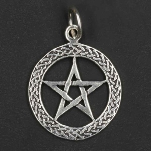Pandantiv din argint Pentagrama 3.5 cm - Img 3