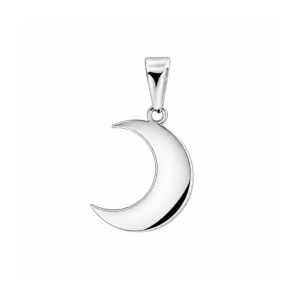 Pandantiv Semiluna din Otel Inoxidabil 304 – Luna, Talisman Intuitie si Feminitate, 16 mm