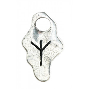 Pandantiv talisman cu rune Eolh (Algiz)