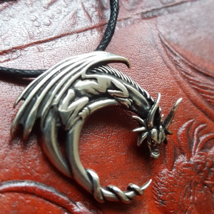 Pandantiv talisman din argint Dragon, talisman pentru putere si intelepciune - Img 3