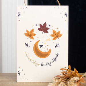 Placuta decorativa MDF Seasons Change 43cm - Img 2