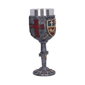 Pocal Sabie si Scut Medieval 19 cm - Img 4