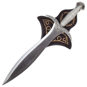 Pumnal decorativ cu suport de perete Stapanul Inelelor Frodo 40 cm