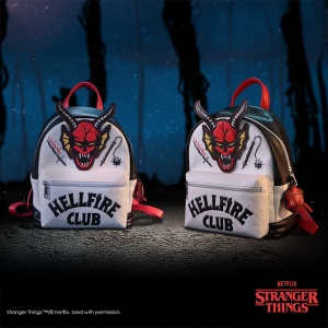 Rucsac mic din piele ecologica Stranger Things - Hellfire Club - Img 8