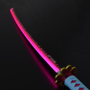 Sabie decorativa cu led katana Demon Slayer - Mitsuri Kanroji 98 cm - Img 2