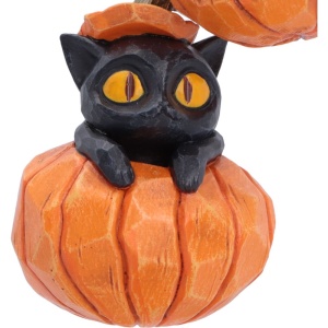 Set 2 decoratiuni suspendate Halloween Pumpkin and Patch 7,7 cm - Whisper Wood - Img 6