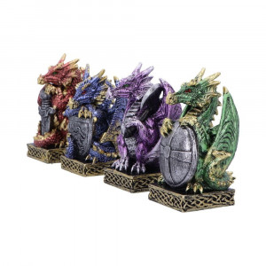 Set 4 statuete dragonei - Defend the Hoard 10 cm - Img 2