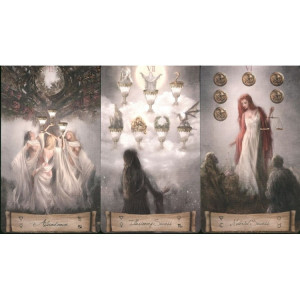 Set carti tarot cu brosura de instructiuni si carte despre arta tarotului Cerul si Pamantul - Img 4