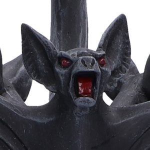Sfesnic gotic pentru 3 lumanari Nocturnal Flame 28 cm - Nemesis Now - Img 5