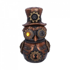 Statueta bufnita steampunk Hootle 23 cm - Img 2