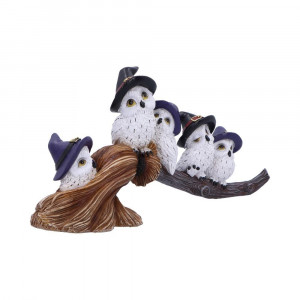 Statueta bufnite Feathered Broomstick 26 cm - Img 4