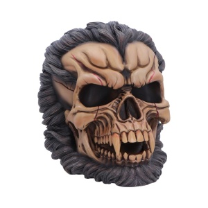 Statueta craniu Hall of Horrors: The Beast of the Moon – decor gotic si decor fantasy, 16 cm