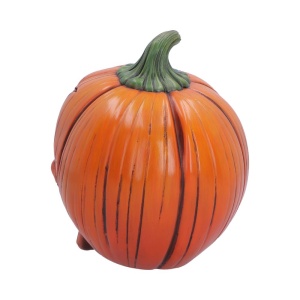 Statueta craniu Hall of Horrors: The Spirit of Halloweenn – decor gotic si decor fantasy, 17.5cm - Img 3