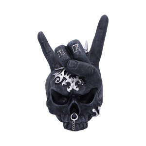 Statueta craniu Horns Up 17.5cm - Img 2