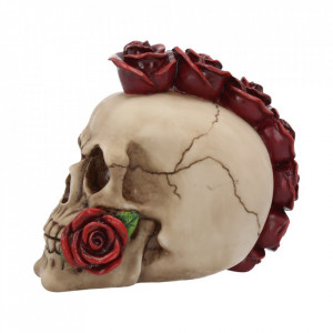 Statueta craniu Rosehawk 16 cm - Img 3