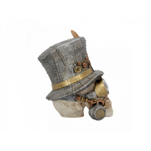 Statueta craniu steampunk Contele Arhibald 20 cm - Img 6