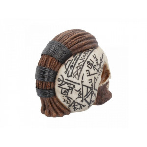 Statueta craniu viking Ragnar 16 cm - Img 4