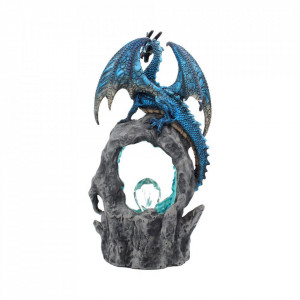 Statueta dragon cu cristale Frostwing 27 cm - Img 4