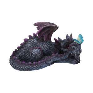 Statueta dragon cu fluturas Butterfly Rest 19 cm