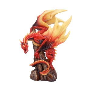 Statueta Dragon Vermilion Inferno – decor fantasy collector, 22.5 cm