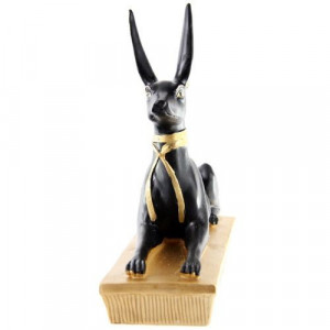 Statueta egipteana Anubis 20 cm - Img 2