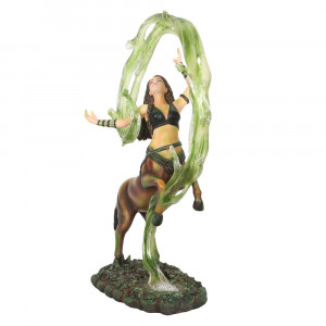 Statueta Elemental Magic - Vrajitoarea Pamantului, Anne Stokes 26.5 cm - Img 2