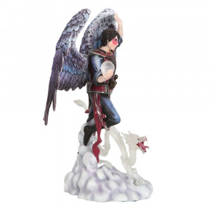 Statueta Elemental Magic - Vrajitorul Aerului, Anne Stokes 23 cm - Img 5