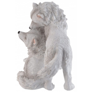 Statueta Lupi arctici - Iubire 14 cm - Img 2