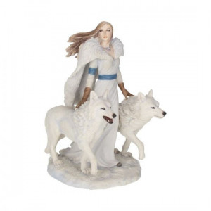 Statueta lupi Gardienii iernii 23 cm