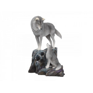 Statueta lupi Indrumare - Lisa Parker - 25 cm - Img 2