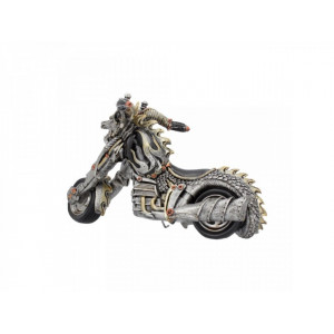 Statueta motocicleta steampunk Dracus Birota 29 cm - Img 3