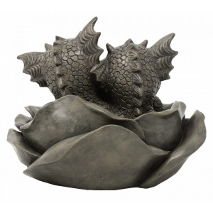 statueta dragonasi prietenii din trandafir