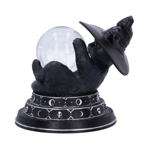 Statueta pisicuta cu glob de cristal si pentagrama Cult Cuties Purrah's Fortune 12.2cm - Img 2