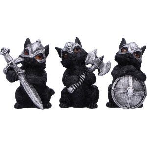 Statueta Pisicuta Neagra Cat Crusaders 5.5 cm - Img 5