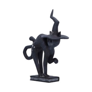 Statueta pisicuta neagra Hex - decor gotic cu pisici si vraji, 15.2 cm - Img 6