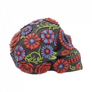 Statueta sugar skull Florile mortilor 18 cm - Img 6