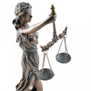 Statueta zeita dreptatii Justitia 33cm - Img 4
