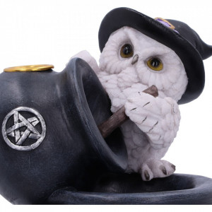 Suport conuri tamaie backflow cu bufnita si cazanul magic Snowy Brew 17cm - Img 4