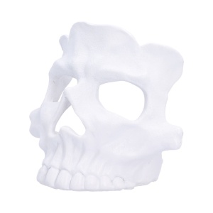Suport lumanare craniu alb Afterglow 11.8cm - Nemesis Now - Img 2
