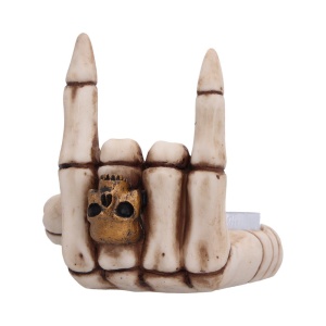 Suport lumanare Horns Up 7.2cm - Nemesis Now - Img 2
