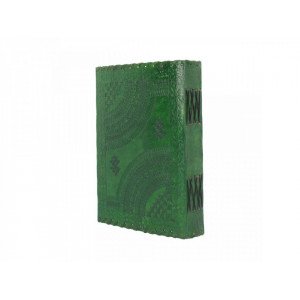 Agenda / Jurnal cu coperti din piele si incuietoare Greenman 25 x 18cm - Img 4