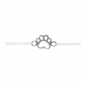 Bratara ajustabila argint Labuta de caine 16+3cm
