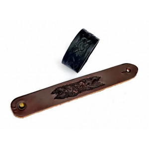 Bratara din piele Model Celtic 3cm - Img 3