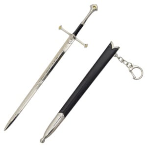 Breloc in forma de sabie Stapanul Inelelor - Aragorn 22 cm
