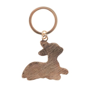 Breloc metalic Fawn and Friends - Caprioara 6.5cm - Img 3