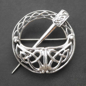 Brosa argint Noduri Celtice 4cm - Img 1